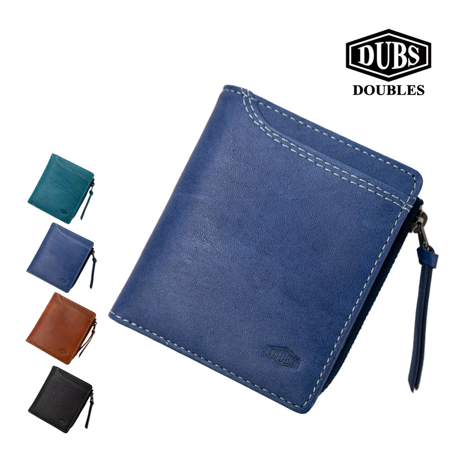 DOUBLES（ダブルス） 財布 メンズ 二つ折り 本革 革 レザー L