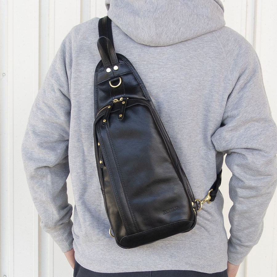 DOUBLES（ダブルス） ボディバッグ メンズ 50代 40代 60代 革 ブランド