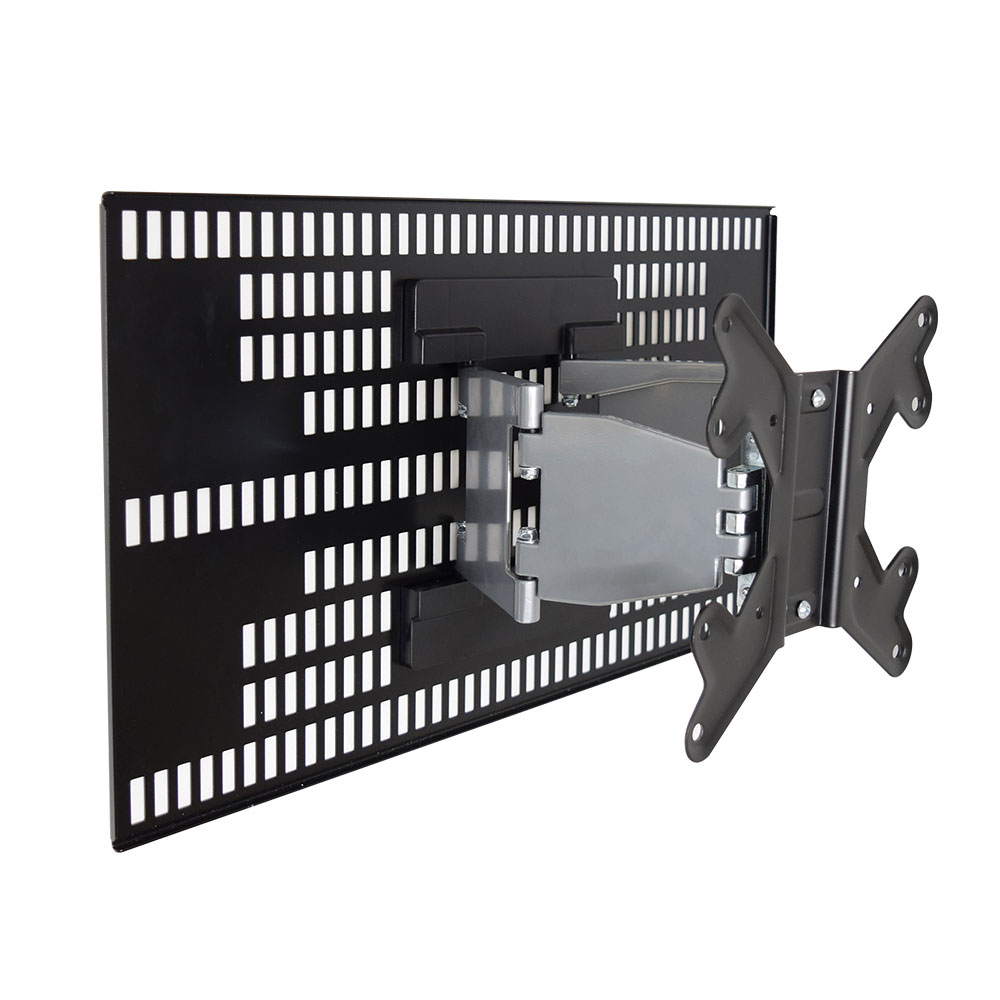 テレビセッター ホッチキスで壁掛け 上下左右角度調節が可能なアーム式