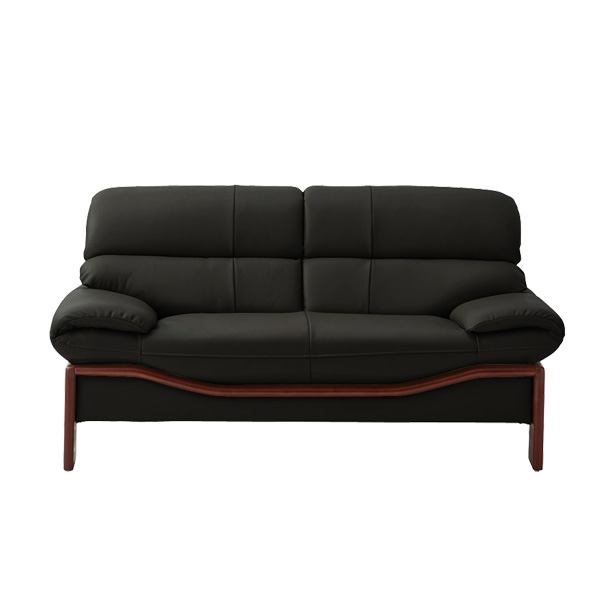 サンコウ ソファ ソファー 2人掛け 幅150cm 2P 革 本革 合皮レザー 木