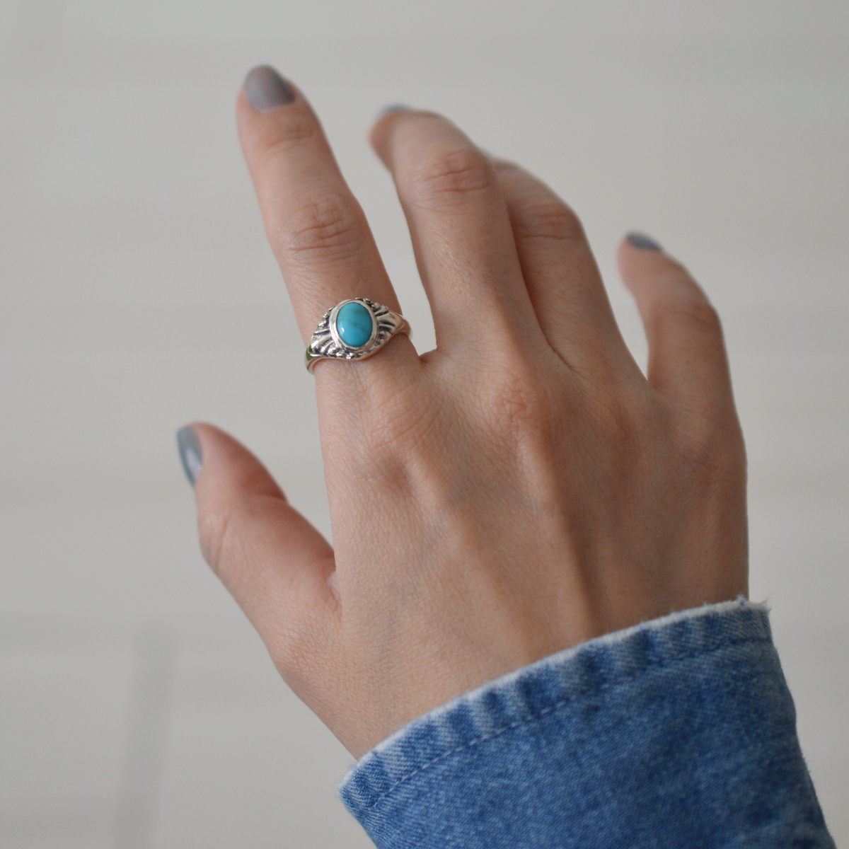 ターコイズ シルバー リング レディース メンズ シルバー925 天然石