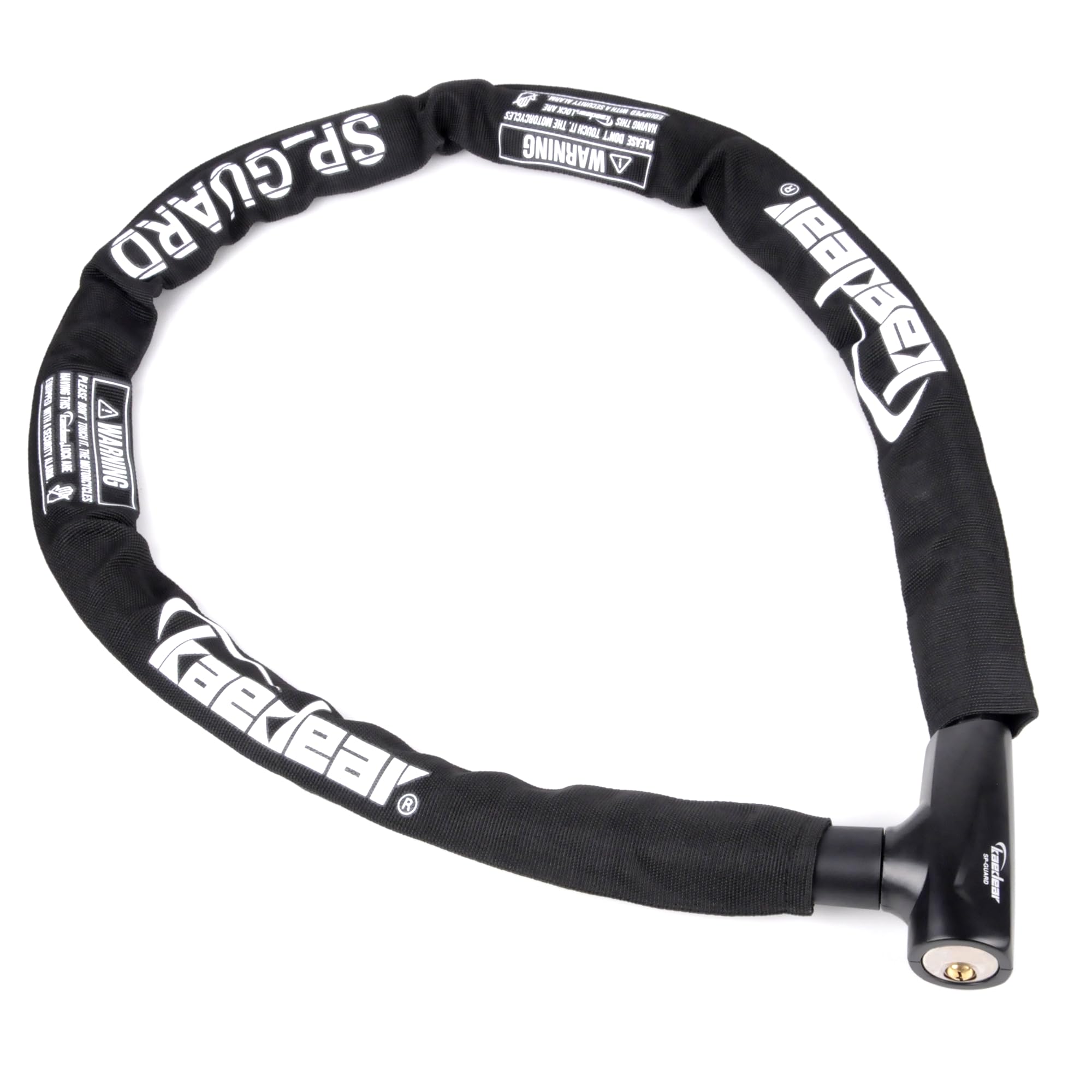 Kaedear（カエディア） バイク ロック ワイヤーロック 鍵 長さ1250mm