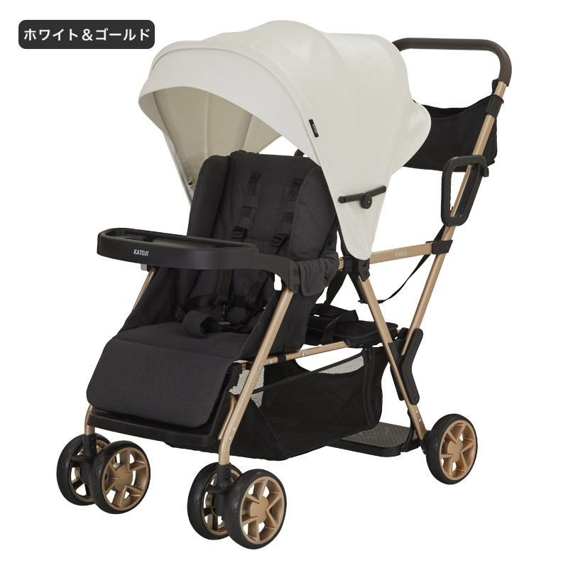 カトージ（KATOJI） ベビーカー 二人乗りベビーカー 二人でゴー