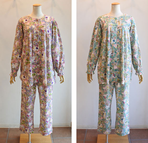 チュニック TUNIC 鴨居羊子 全開パジャマ 60接結 小花メルヘン 送料