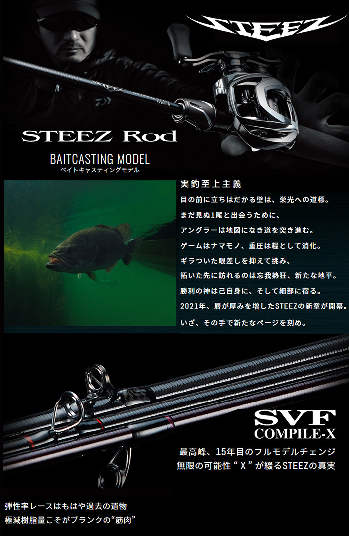 DAIWA（ダイワ） スティーズ [STEEZ] SC C69M＋ -ST FIRE WOLF 066733