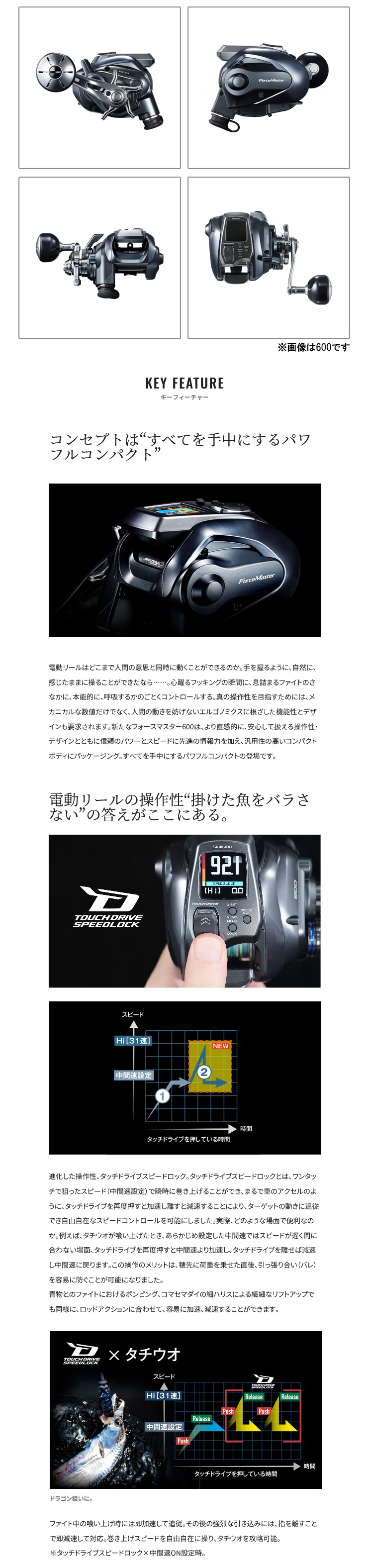 シマノ（SHIMANO） 電動リール 24 フォースマスター 600 (FORCEMASTER