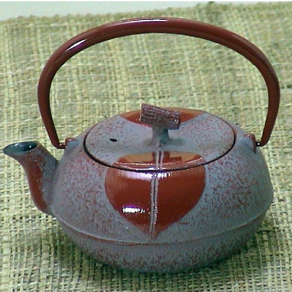 50137 南部鉄 急須 丸型桜 0.5L【メーカー直送品】【代引き/同梱不可