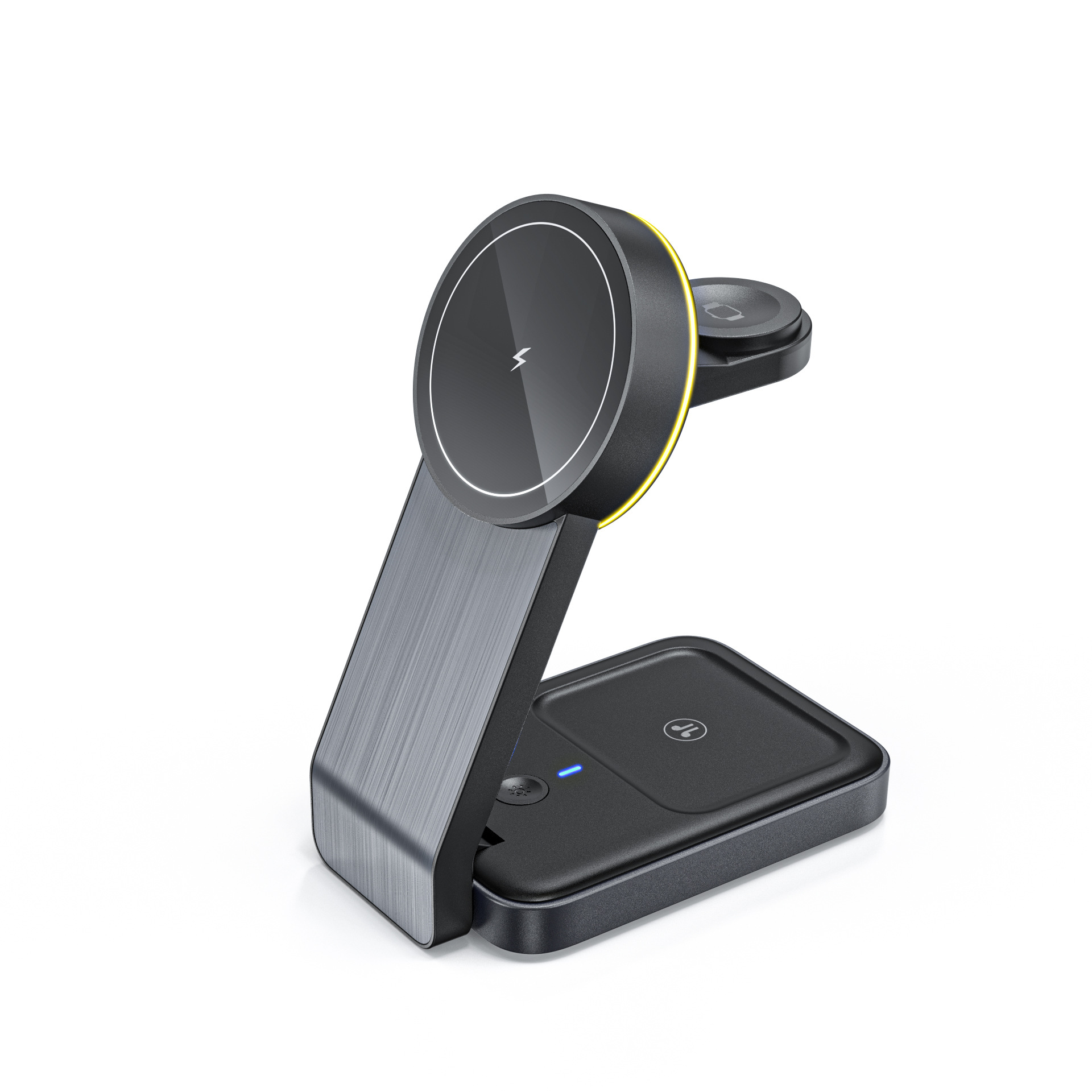 MagSafe ワイヤレス充電器 マグネット式 QI 充電 スマホスタンド