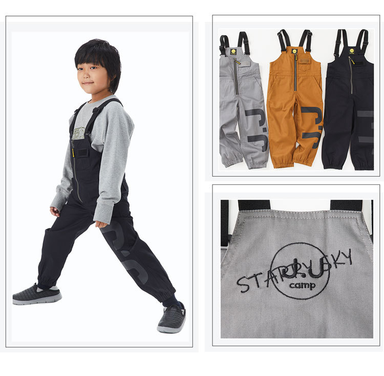 J.J CAMP つなぎ キッズ 女の子 男の子 難燃 ジャンプスーツ