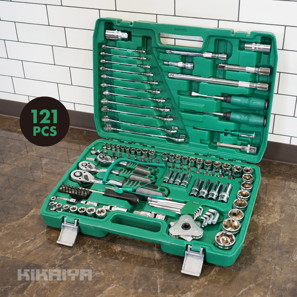KIKAIYA（キカイヤ） 工具セット ソケットレンチセット 121pcs ツール