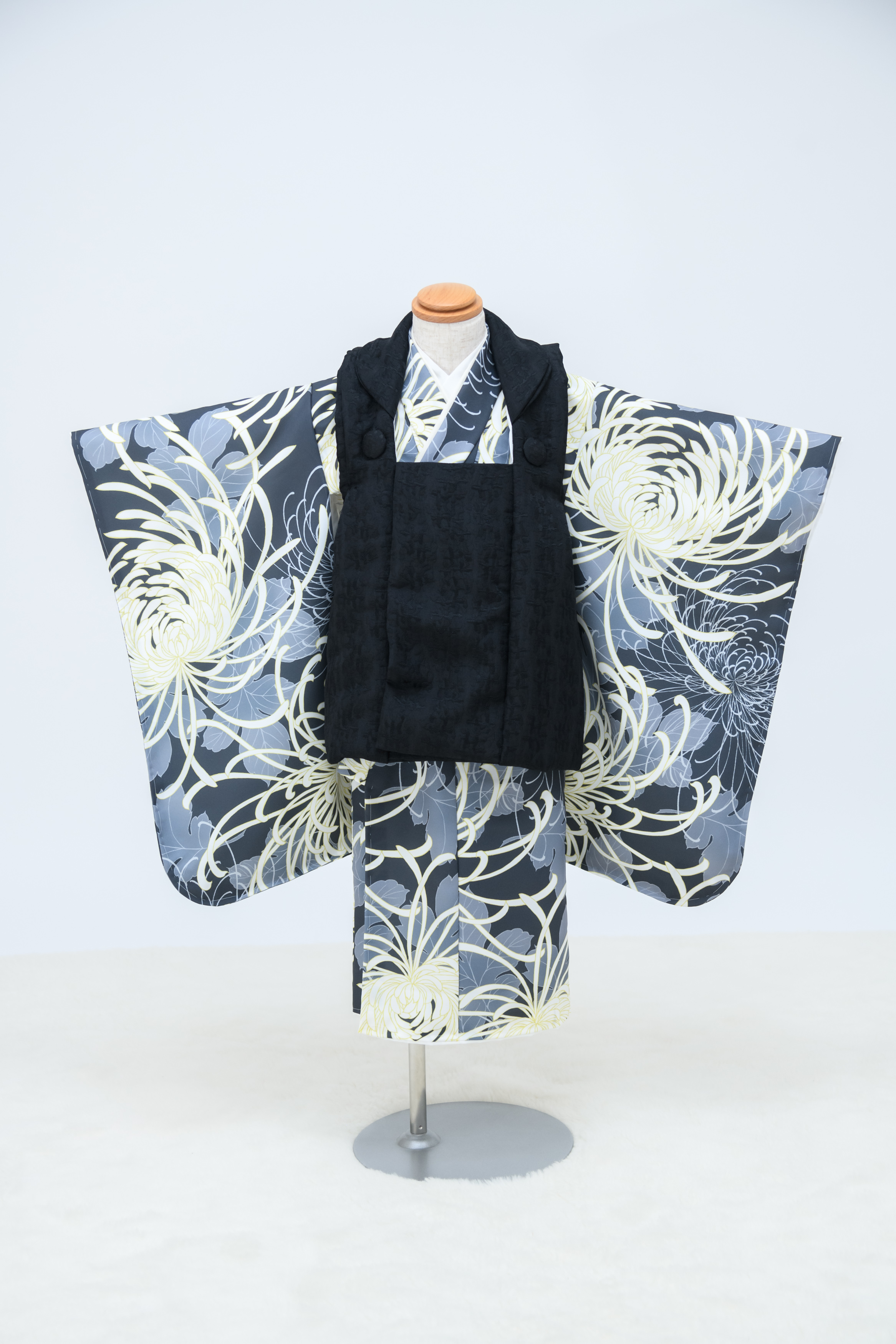 七五三 着物 3歳 販売 被布セット 男の子 京WA・KKA ブランド 7点