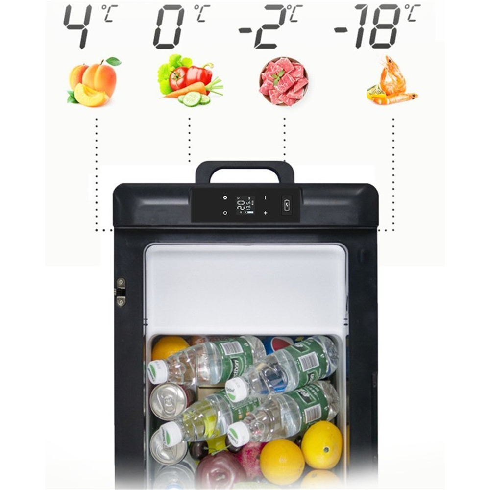 ポータブル冷蔵庫 車載用 家庭用 30l 冷蔵庫 急速冷却 -20℃~20℃ 12V