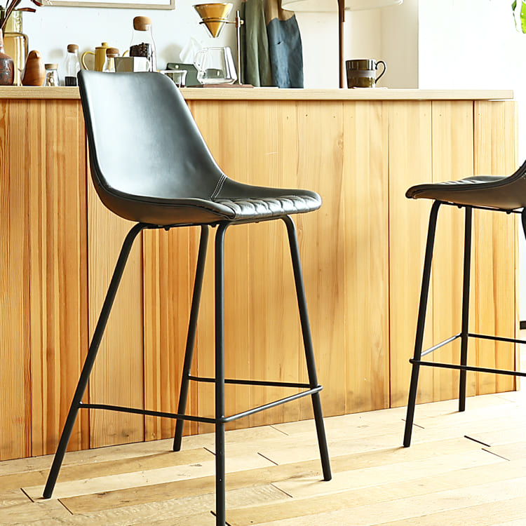 バーチェアー2脚セット VIVIT（ビビット） バーチェア カウンター