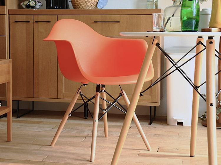 イームズ シェルチェア オレンジ チェア チェアー リプロダクト eames