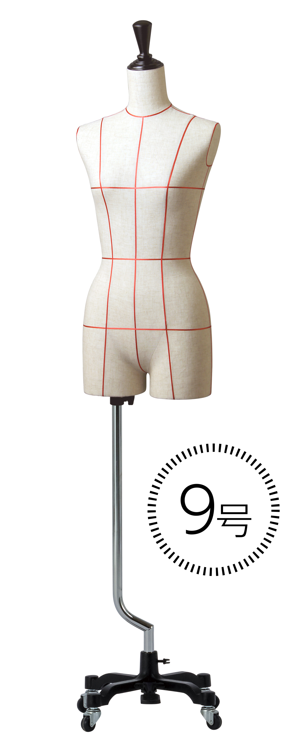 洋裁用ボディ 裁断ライン 婦人 芯地マネキン 腕なし股ありトルソー