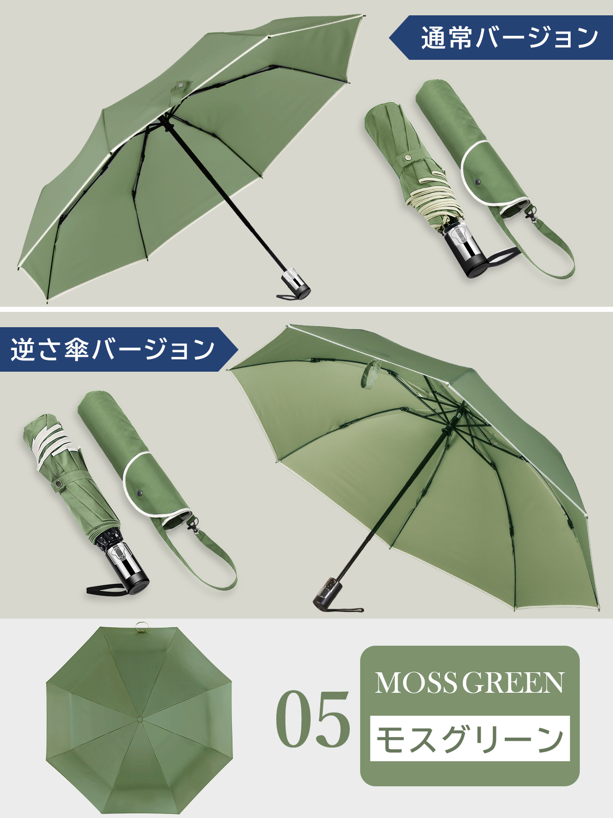 KIZAWA 折りたたみ傘 自動開閉 雨傘 大きい 超撥水 丈夫 メンズ