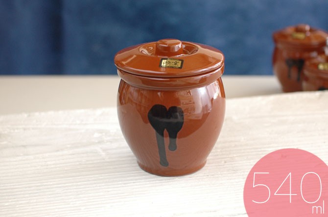 保存壺 日本製 半胴ミニ壺 蓋付3号 540ml 常滑焼 : 小林陶芸 - 通販