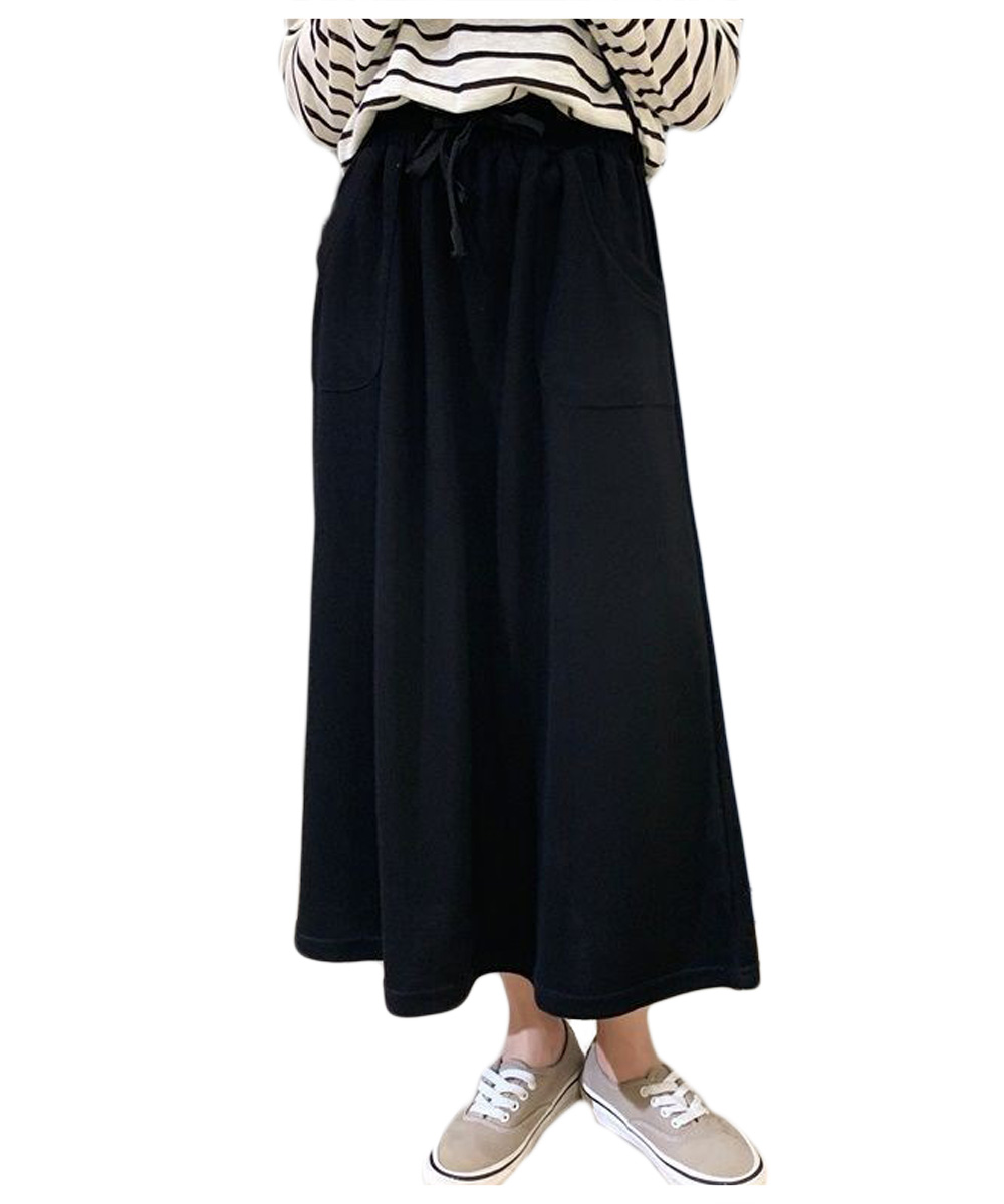 KOEISTORE（コウエイストア） スカート レディースロング 秋冬 黒