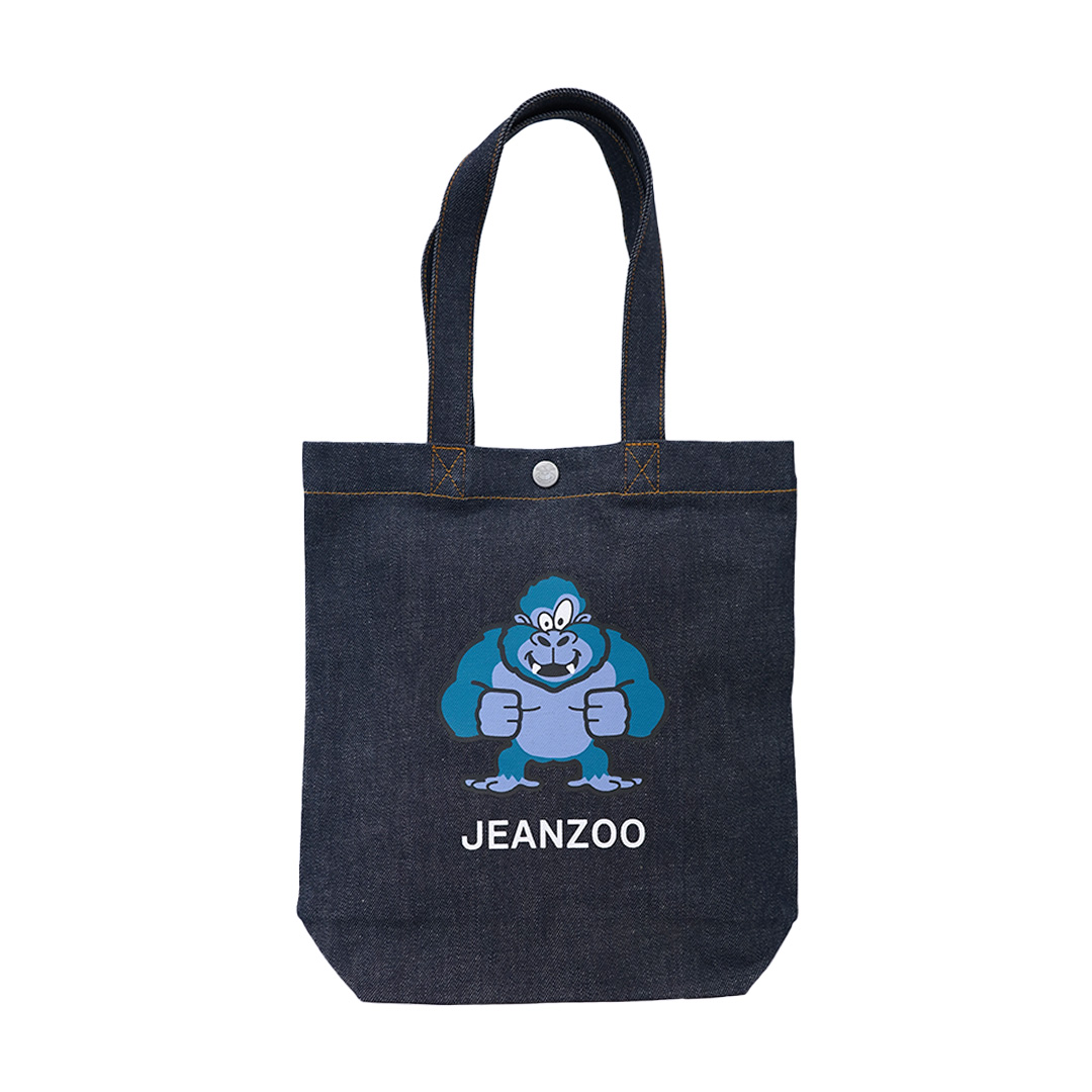 JZキャラトート JEANZOO 児島デニム雑貨 インディゴリラ ゴリラグッズ