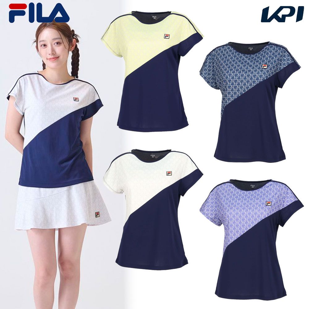 FILA（フィラ） テニスウェア レディース ゲームシャツ VL2928 2024FW