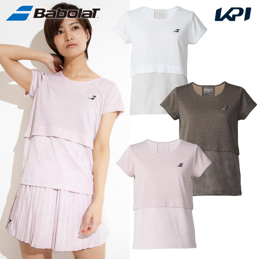Babolat（バボラ） テニスウェア レディース VS SHORT SLEEVE SHIRT
