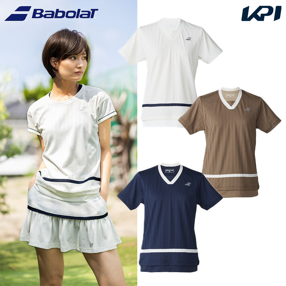 Babolat（バボラ） テニスウェア レディース PLAY SHORT SLEEVE SHIRT