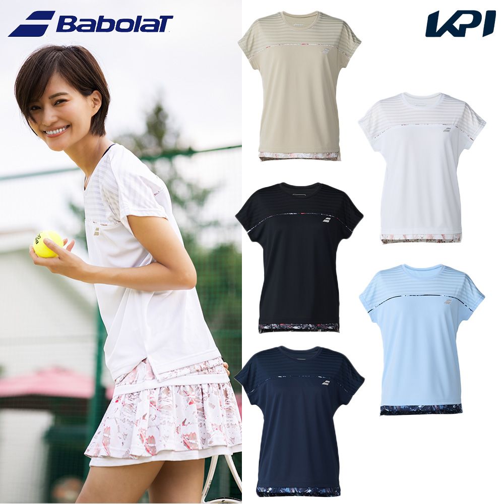 Babolat（バボラ） テニスウェア レディース CLUB SHORT SLEEVE SHIRT