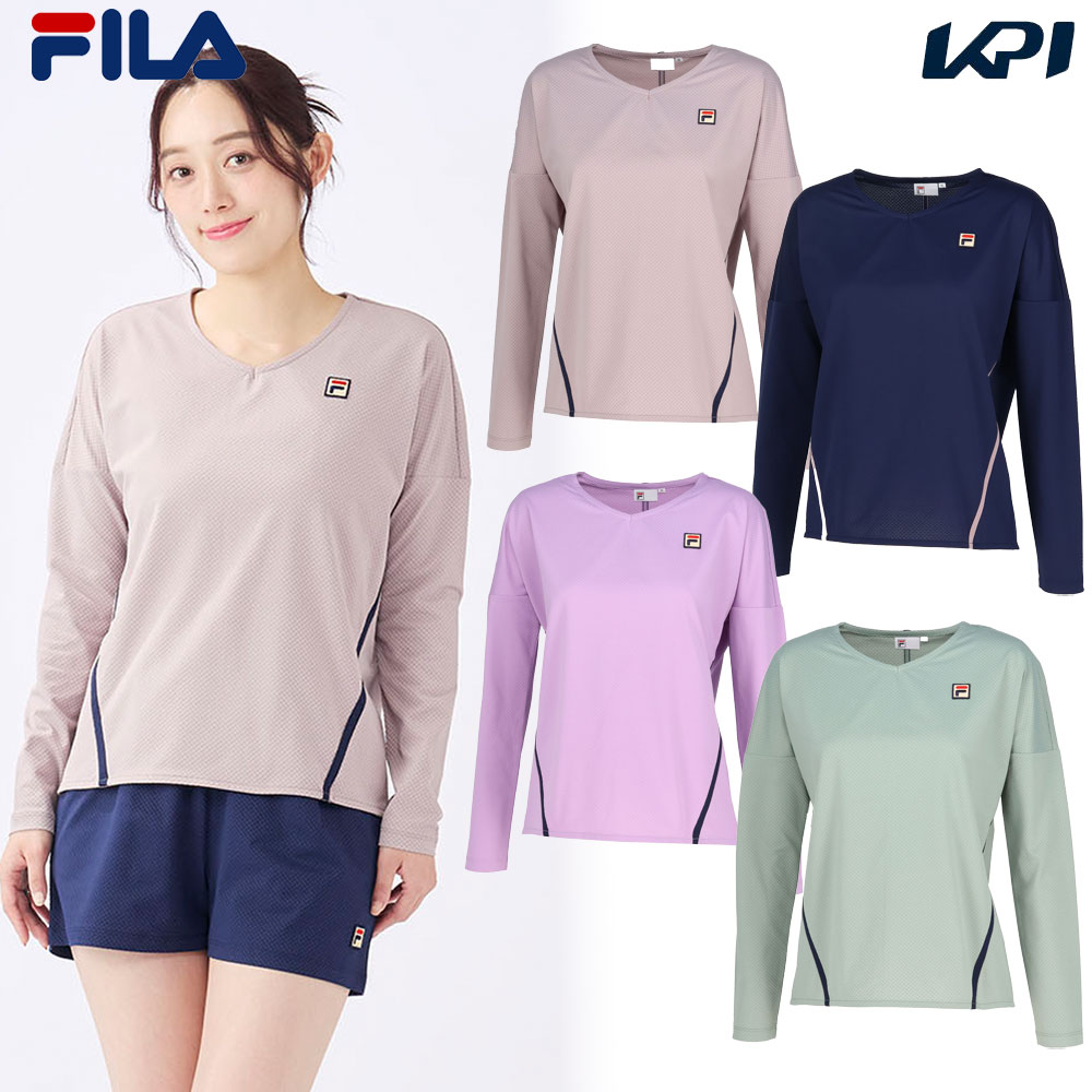 FILA（フィラ） テニスウェア レディース ロングスリーブシャツ EL0007