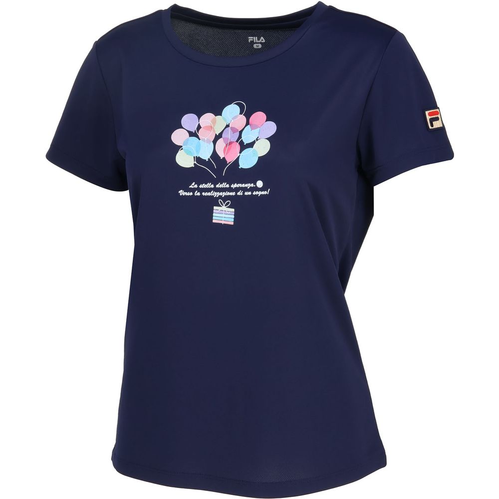 FILA（フィラ） テニスウェア レディース グラフィックTシャツ EL0024