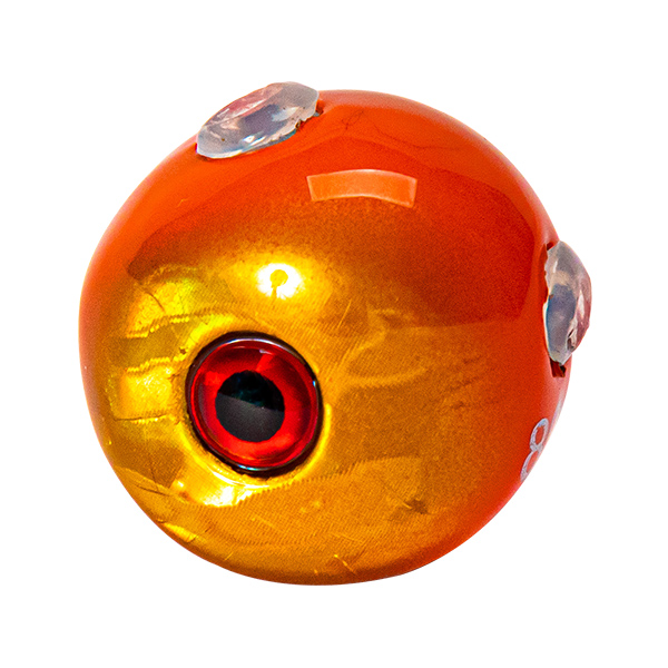 K'sガレージ タイラバ タングステン 鯛ラバ ヘッド 80g オレンジ