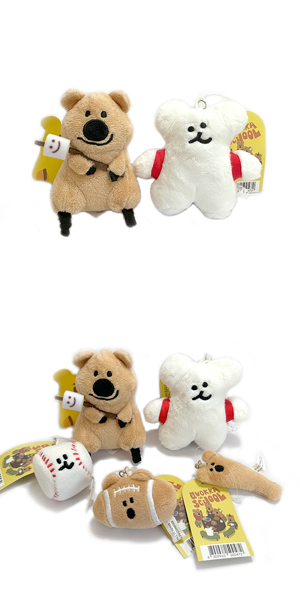 クオッカ＆ボボ ぬいぐるみ キーホルダー QUOKKA & BOBO Dinotaeng