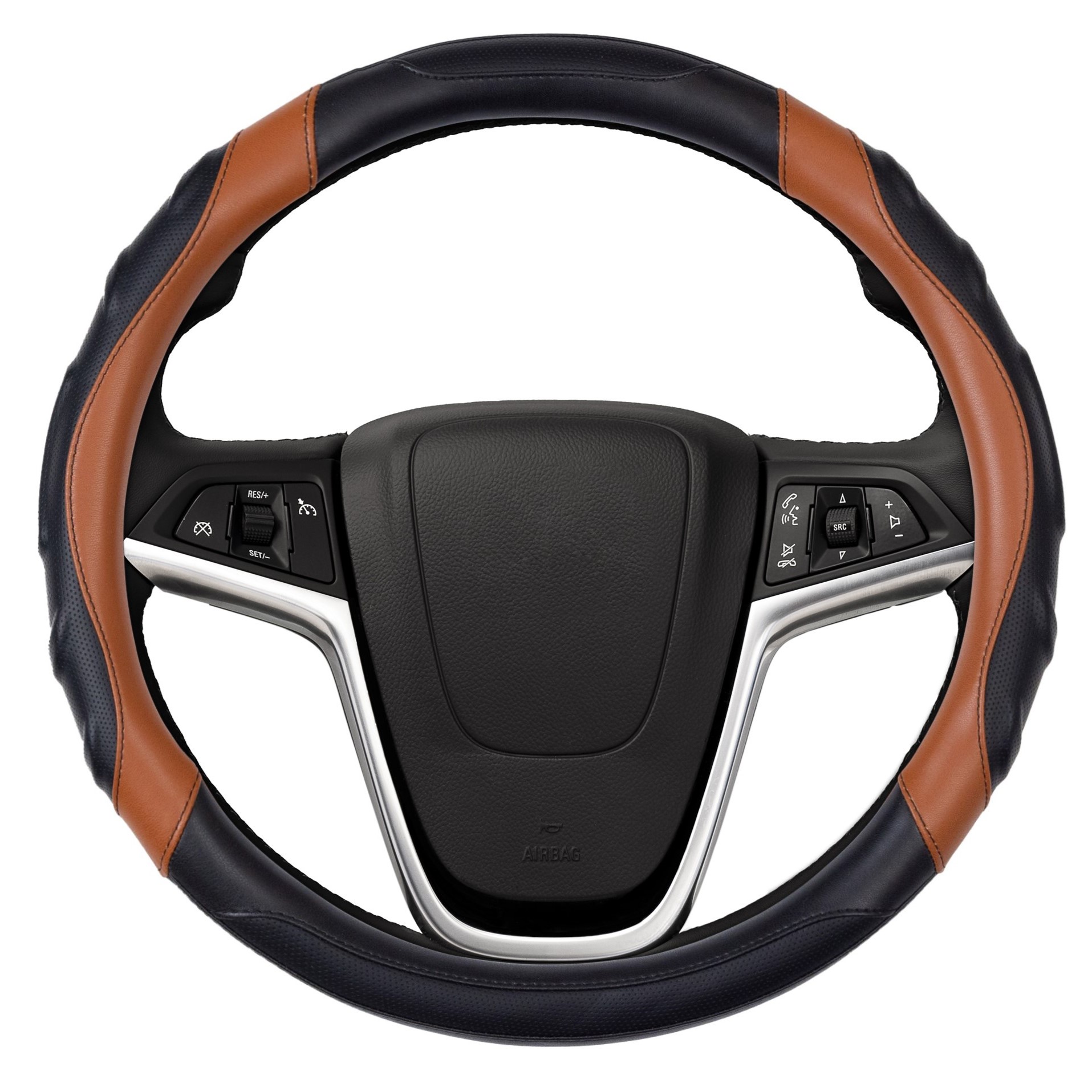 公式】AURAX ハンドルカバー 軽自動車 普通車 ステアリングカバー 36.5