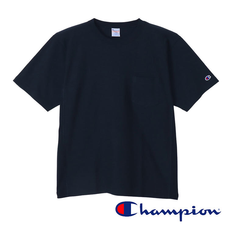 Champion（チャンピオン） リバースウィーブ Tシャツ ポケット付きT