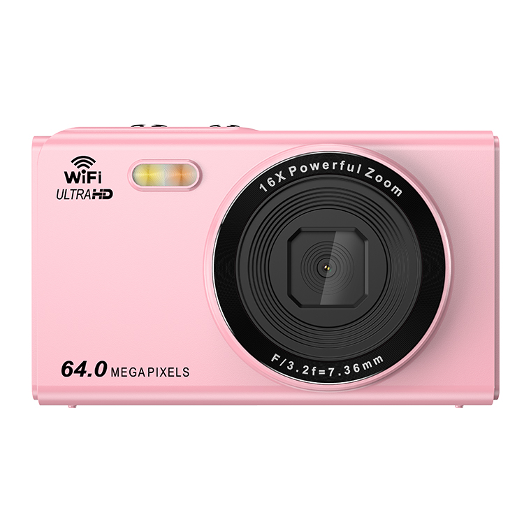 デジタルカメラ 6400万画素 4K 子供用 カメラ WIFI機能 キッズカメラ