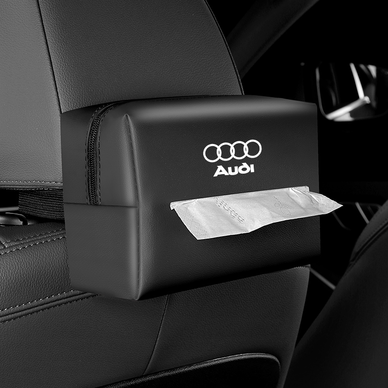 Audi（アウディ） ◇アウディ AUDI◇ブラック◇PUレザー製ティッシュ
