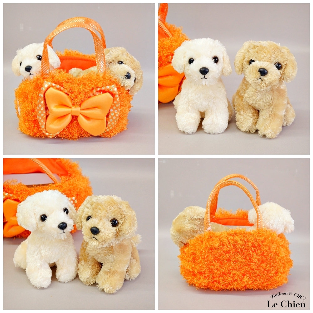 犬 ぬいぐるみ ドッグインバッグ チワワ トイプードル コッカー
