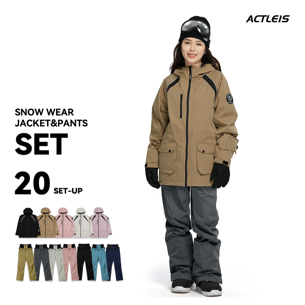 ACTLEIS（アクレイス） スキーウェア スノーボードウェア レディース