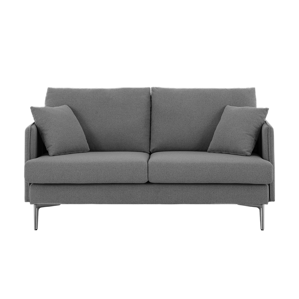 即日発送／日時指定OK】 2人掛けソファー ベージュ グレー