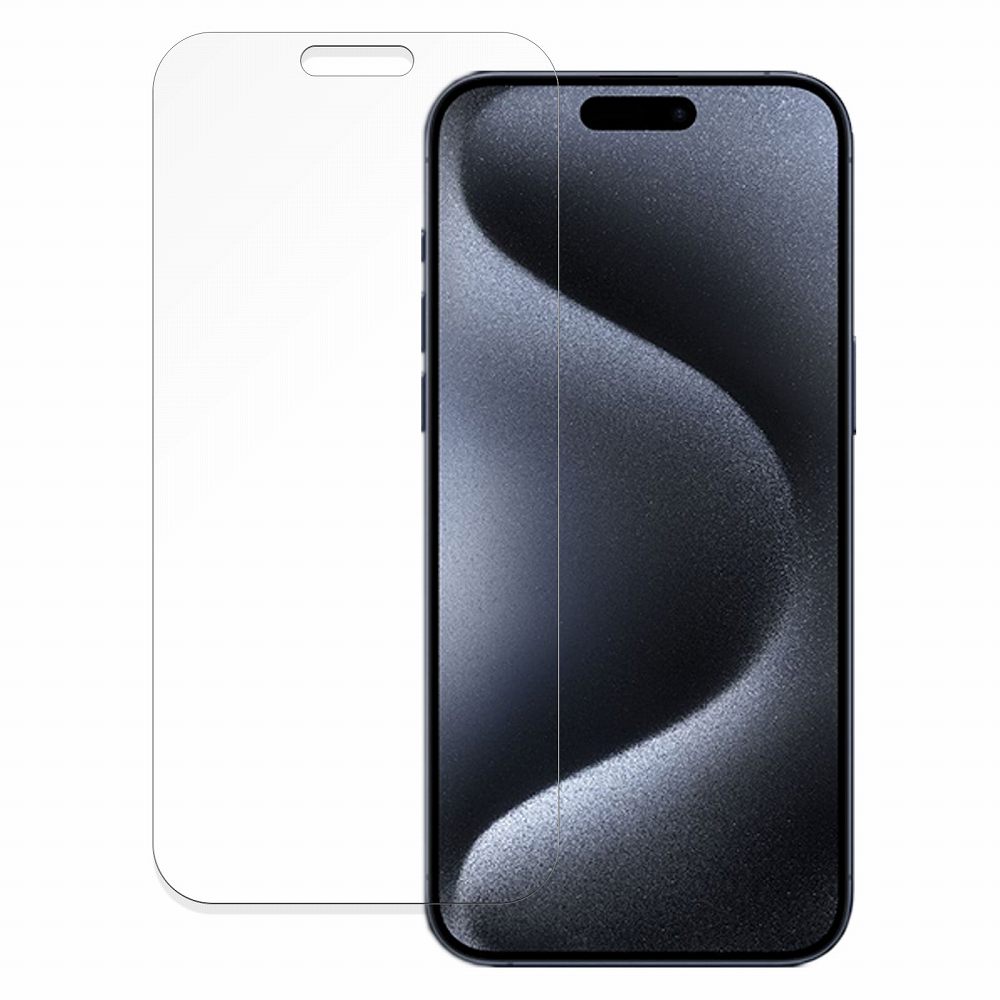 Apple iPhone 15 Pro Max 向けの 保護フィルム 曲面対応 光沢仕様 キズ