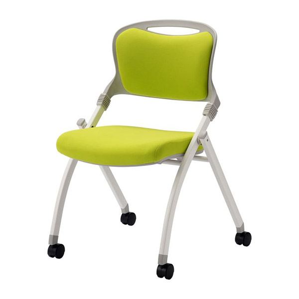 法人限定 ミーティングチェア 2脚セット 半完成品 折りたたみチェア