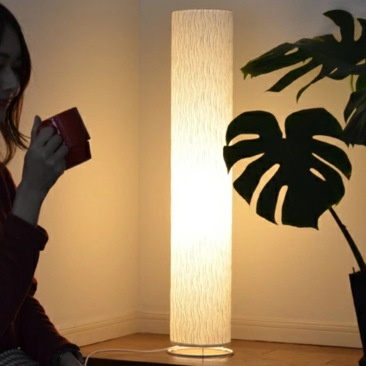 フロアライト 和紙 プリーツ 舞姫 1灯 （ フロアスタンド 照明