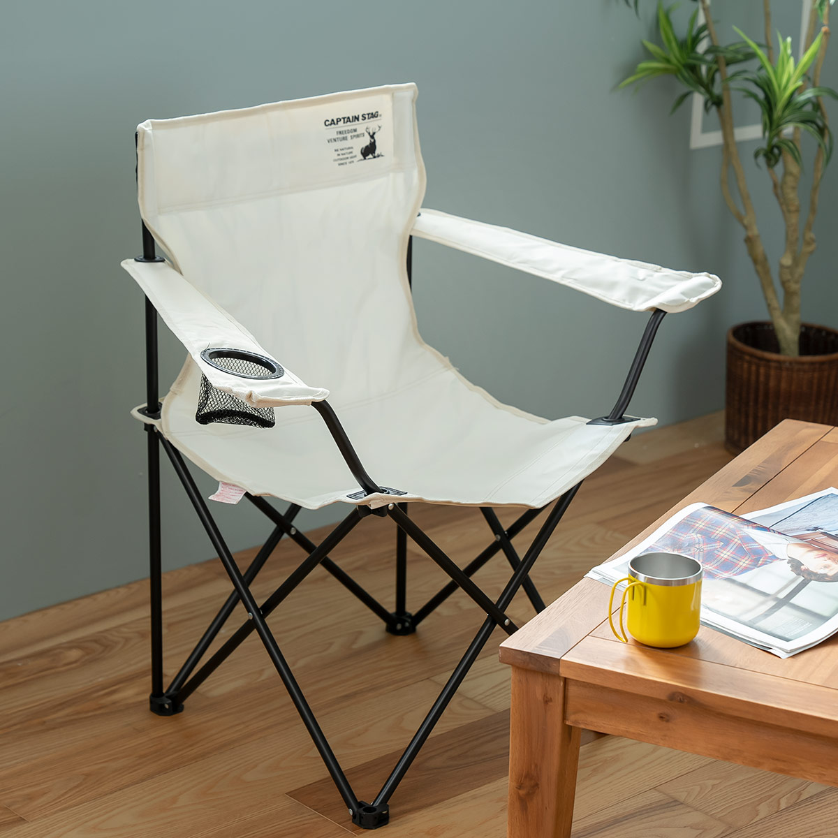 CAPTAIN STAG（キャプテンスタッグ） ラウンジチェア ホワイト CS