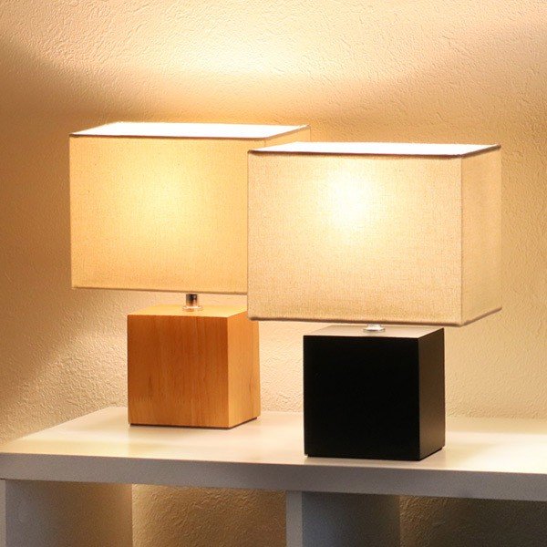 キシマ（KISHIMA） 照明 テーブルランプ LED対応 スクエア スタンド