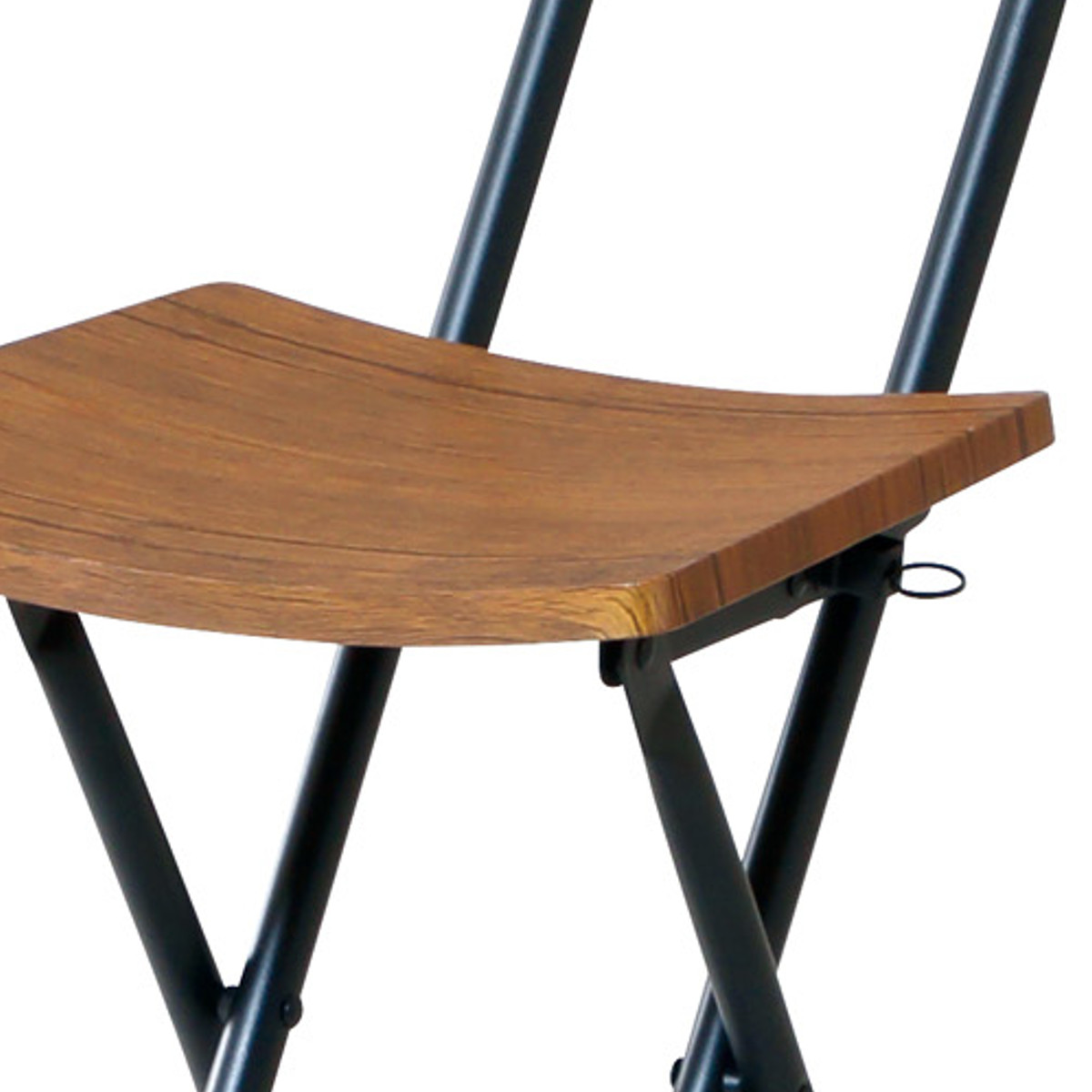 弘益 折りたたみチェア 2脚セット フォールディングチェア 座面高43cm