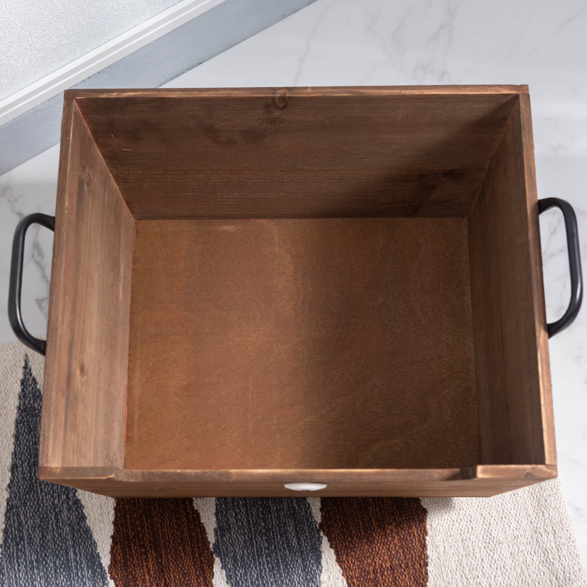 東谷 収納ボックス キャリーボックス キャスター付き 木製 （ 木製