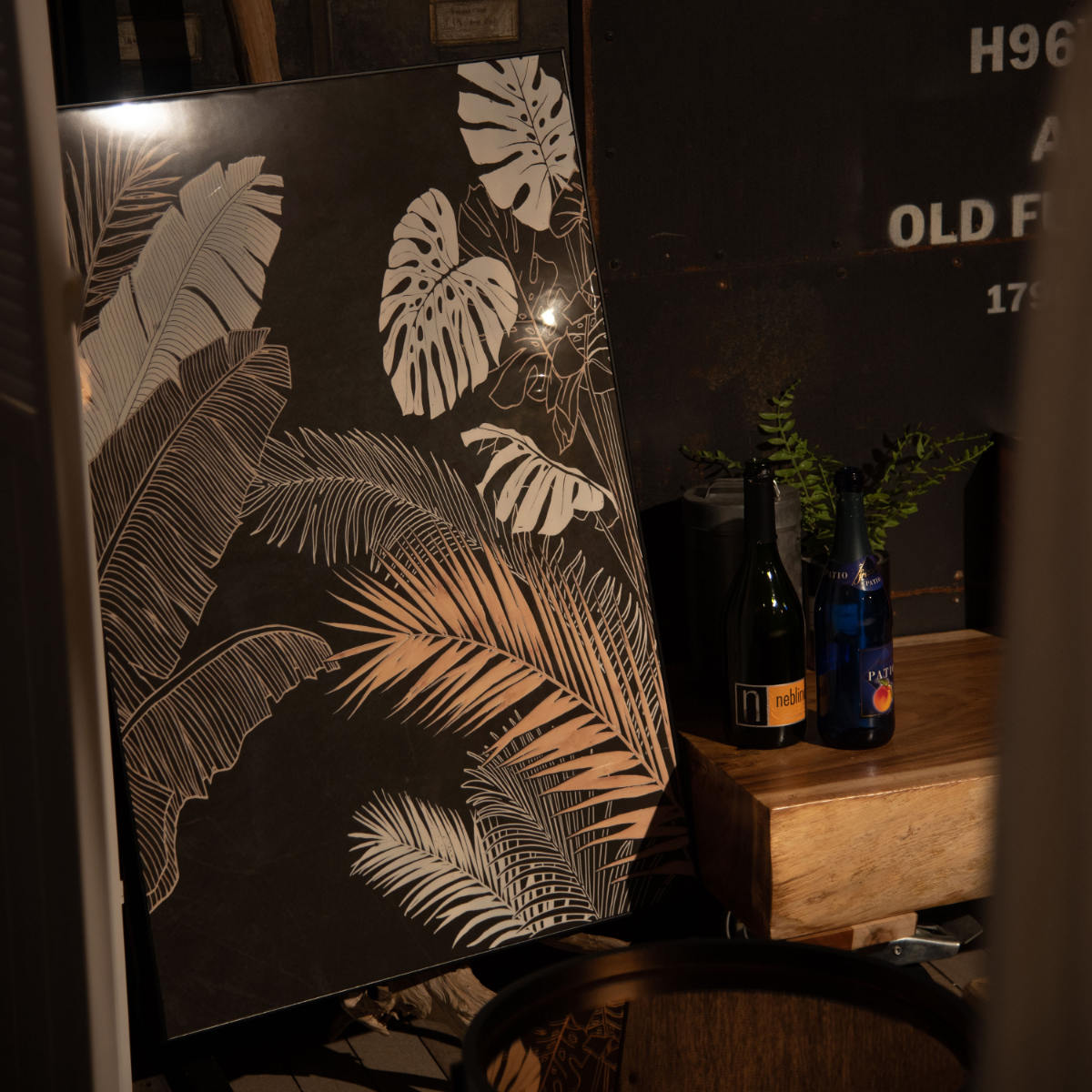 東谷 アートパネル 60×90cm 植物 （ グラフィックパネル デザイン