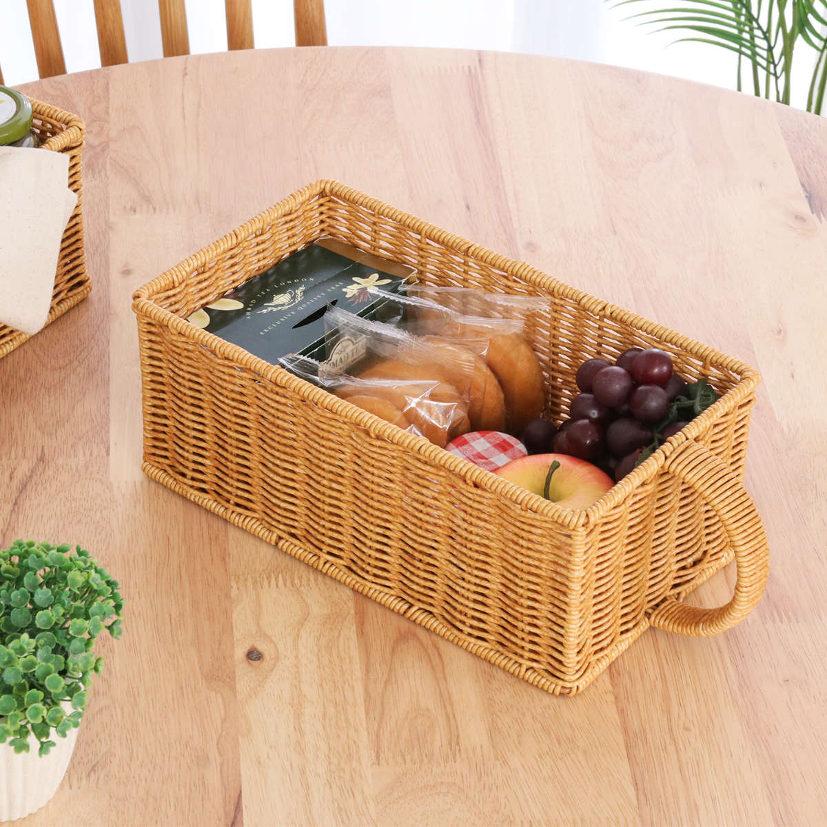 不二貿易（Fuji Boeki） 吊戸棚ボックス 洗えるバスケット ハンドル