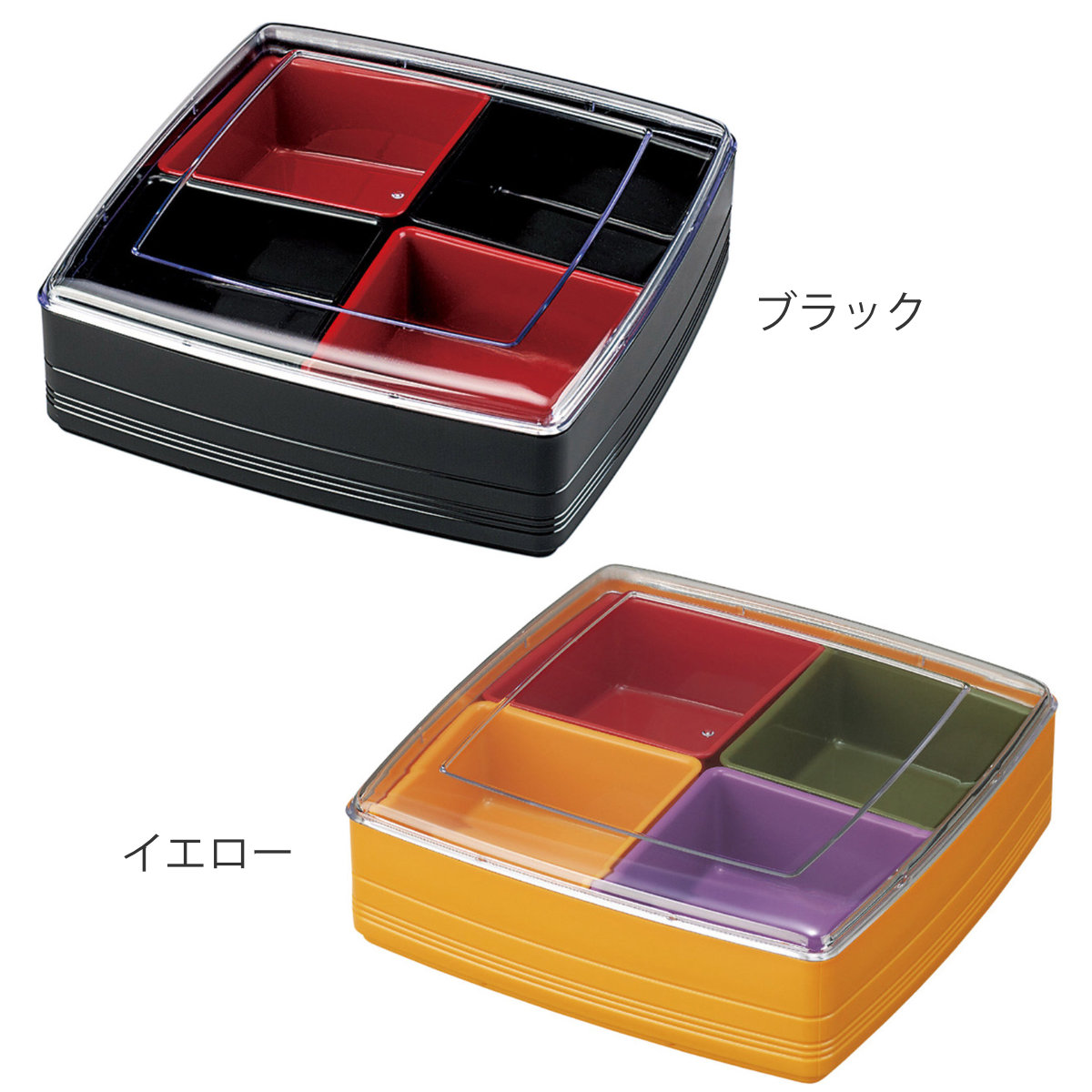 イノマタ化学 お重 彩御膳 1段 （ 御重 ファミリーランチボックス 和風