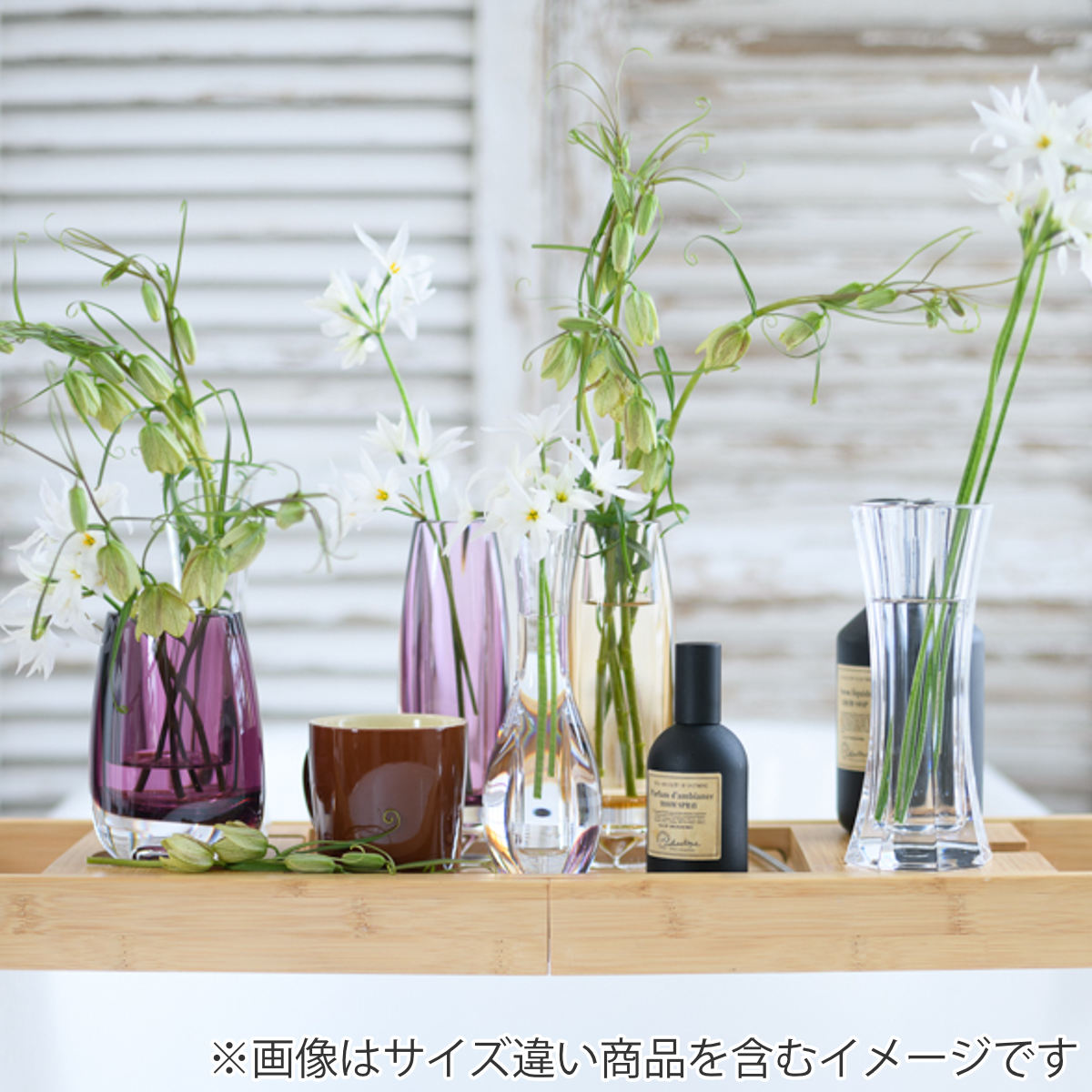 花瓶 割れないガラス PVストレートオクタゴン （ 花びん 花器 フラワー