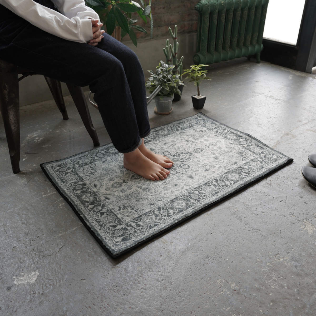 ERARE（エラーレ） 玄関マット 60x90cm 屋内 モノトーン （ 玄関